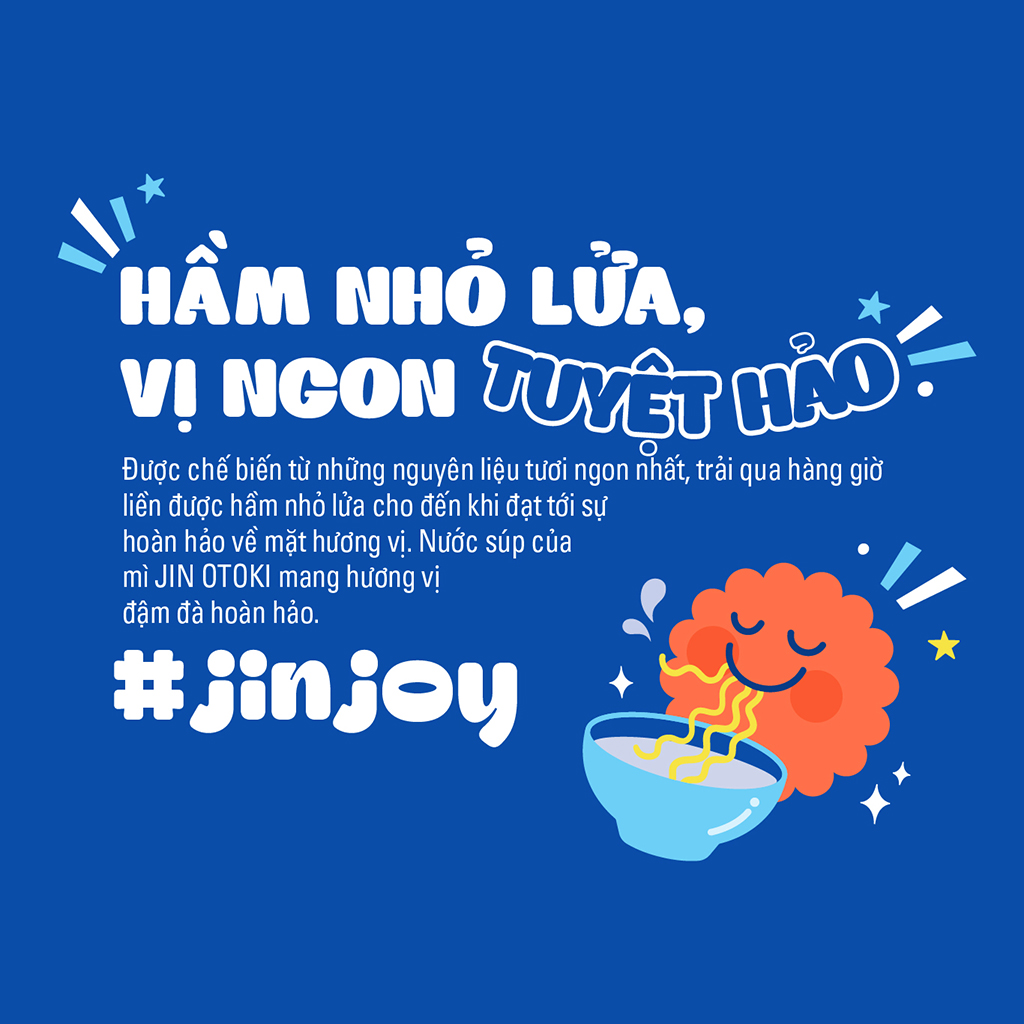 Combo 3 Tô Mì Jin không cay Otoki 110gx3