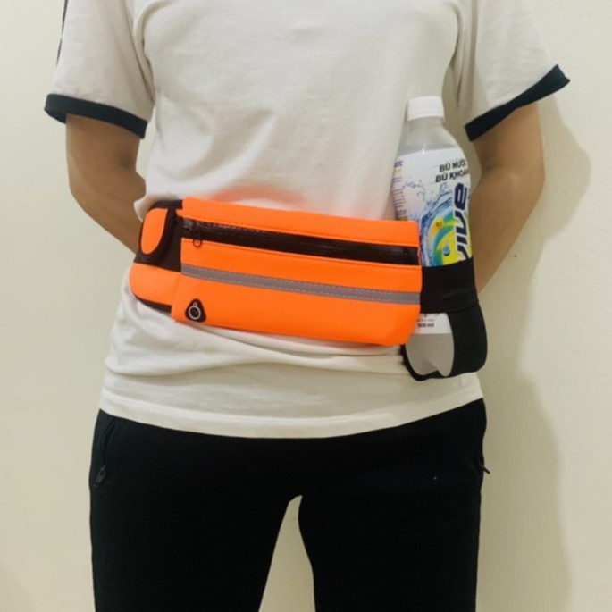 Túi đeo hông đeo bụng chạy bộ phản quang chống chấm nước 55k