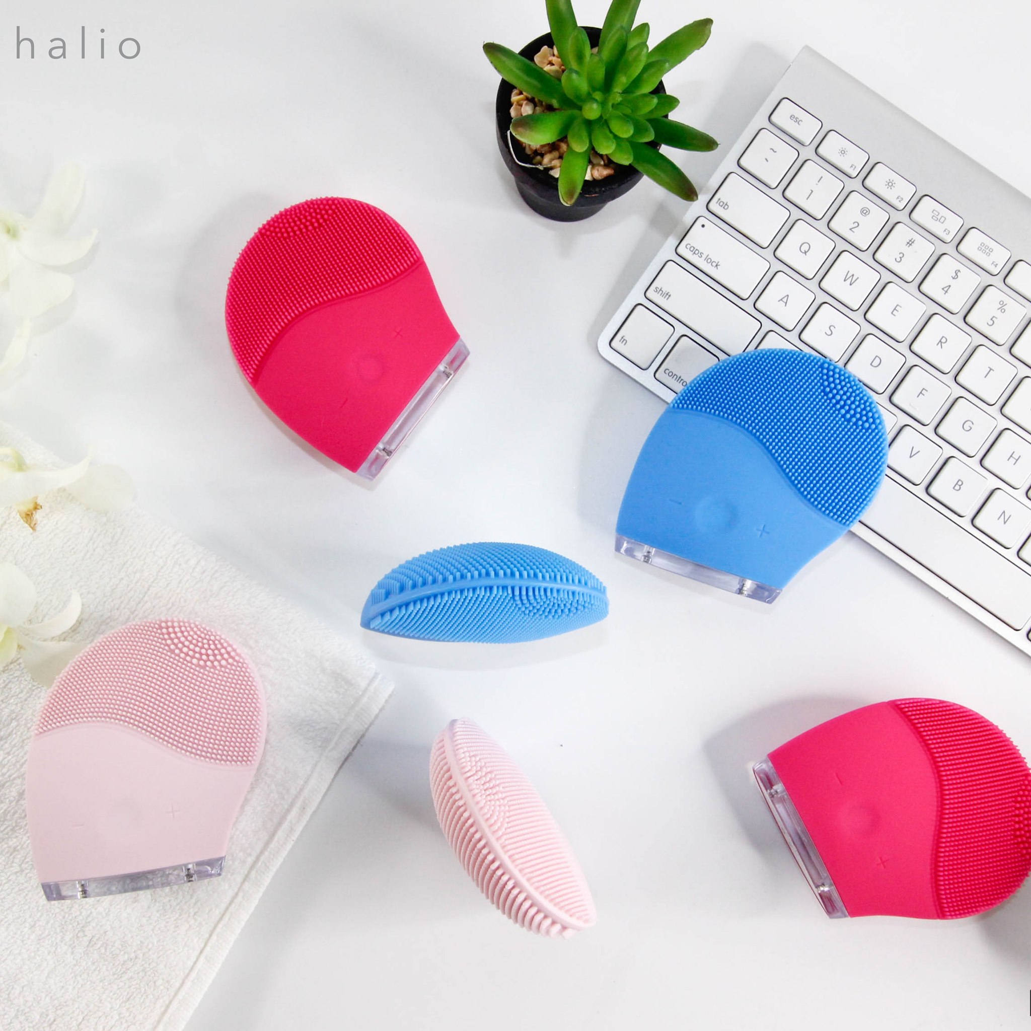 Máy Rửa Mặt Sóng Âm Halio Facial Cleansing & Massaging Device Limited Edition