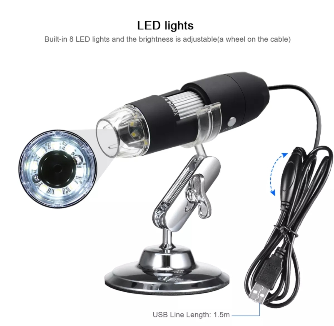 Kính hiển vi siêu zoom Digital Microscope 1600X
