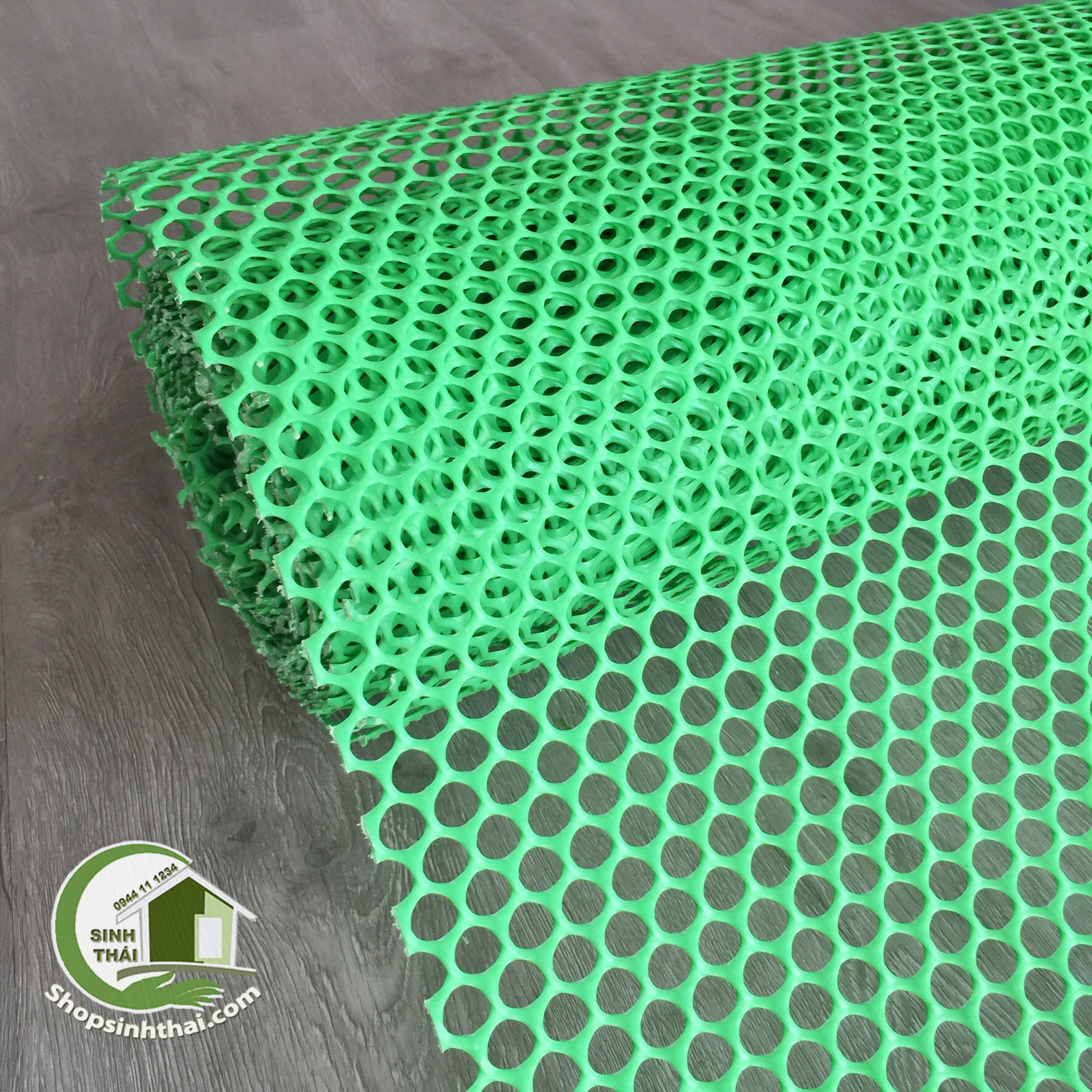 [HCM][ 1 mét ] Lưới nhựa mắt cáo màu xanh lá cây - khổ 100cm - lưới làm chuồng trại hàng rào
