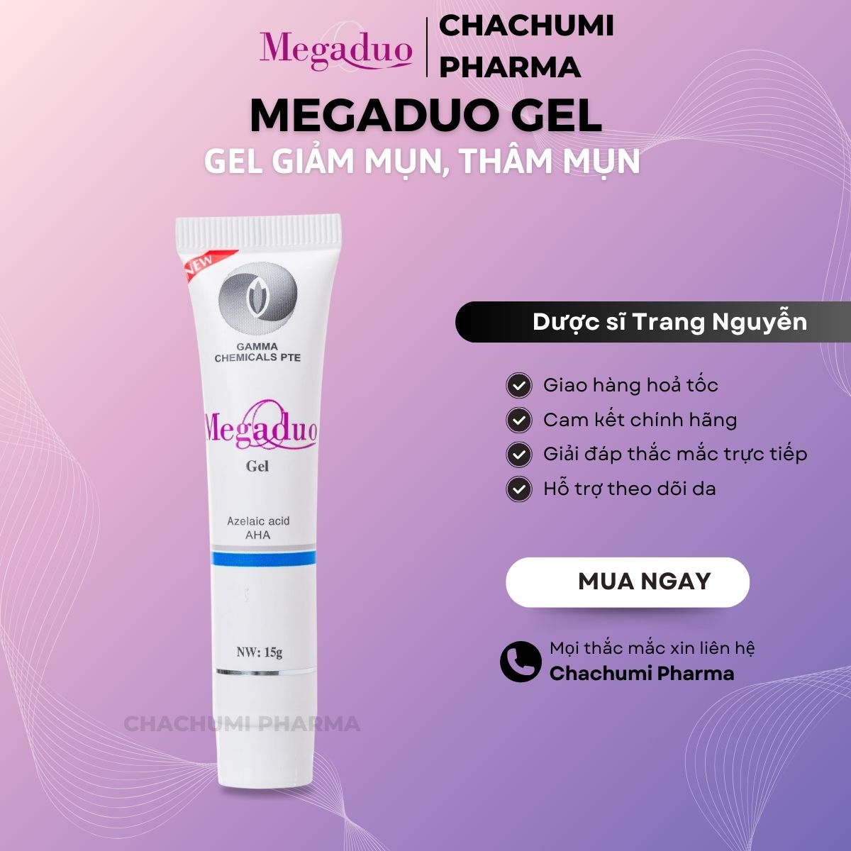 Megaduo gel mụn, thâm mụn