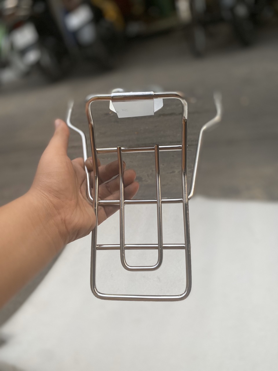 Baga mũi trước inox xe max