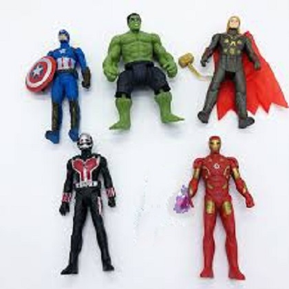 Đồ chơi nhiều siêu nhân anh hùng avenger có khớp, do choi nhieu sieu nhan anh hung averger co khop bao ve trai dat