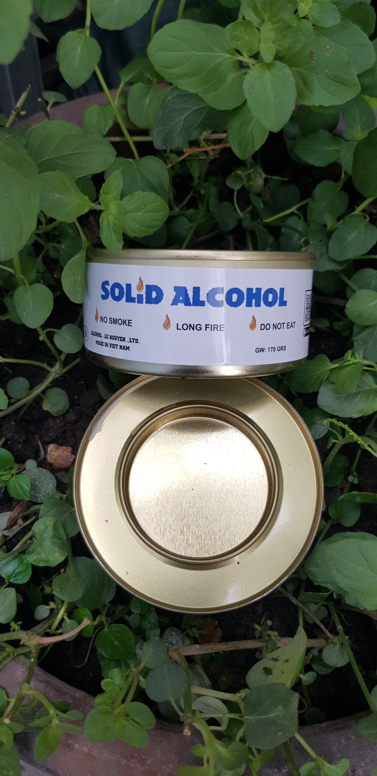 Lon cồn dã ngoại du lịch cắm trại - 170gr/lon