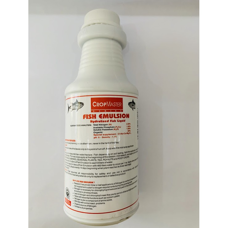Phân cá hữu cơ đậm đặc Fish Emulsion nhập khẩu từ Mỹ - 250ml