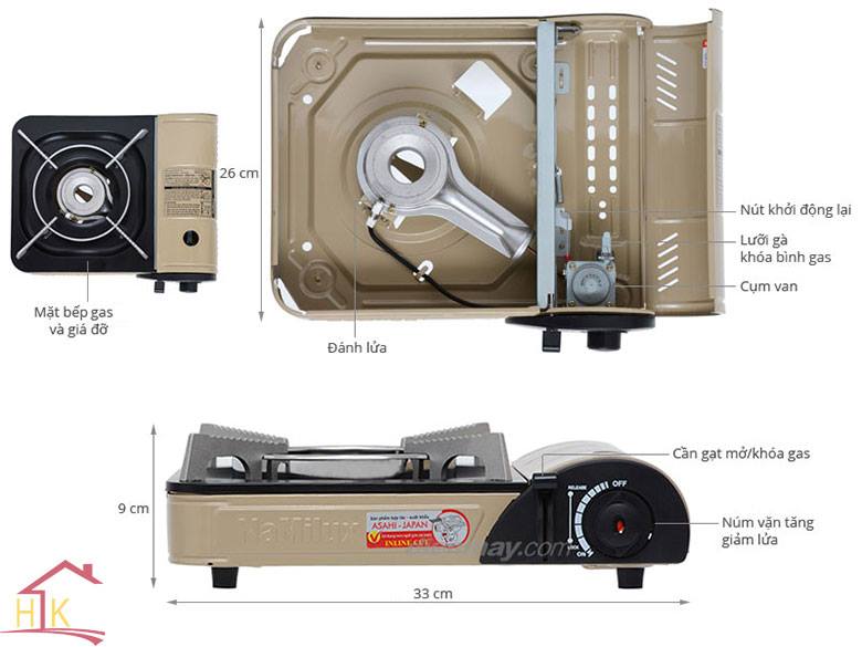 [FREE.SHIP TOÀN QUỐC] Bếp ga mini du lịch Namilux Cao Cấp