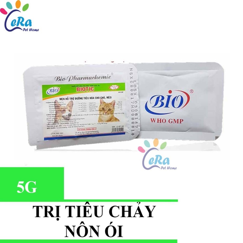 ✱▣ gigilove shop Men Chống Tiêu Chảy - Đầy Bụng Cho Chó Mèo (Lẻ 1 Gói ) - Biotic