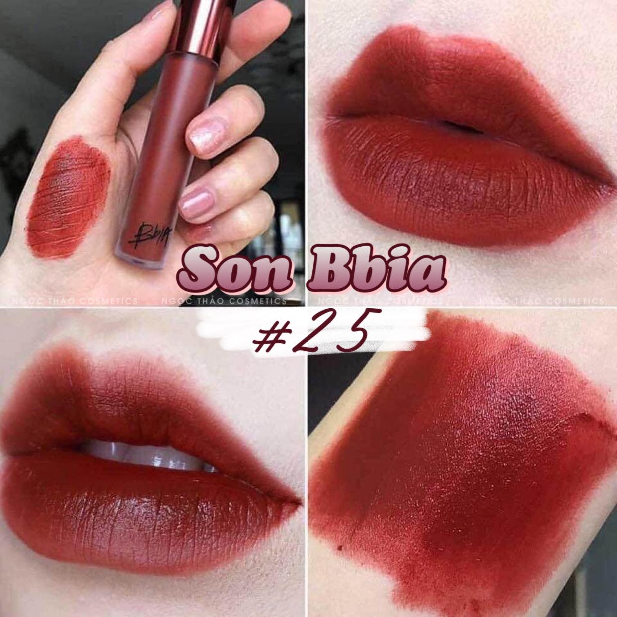 SON KEM BBIA 25 ĐỎ NÂU