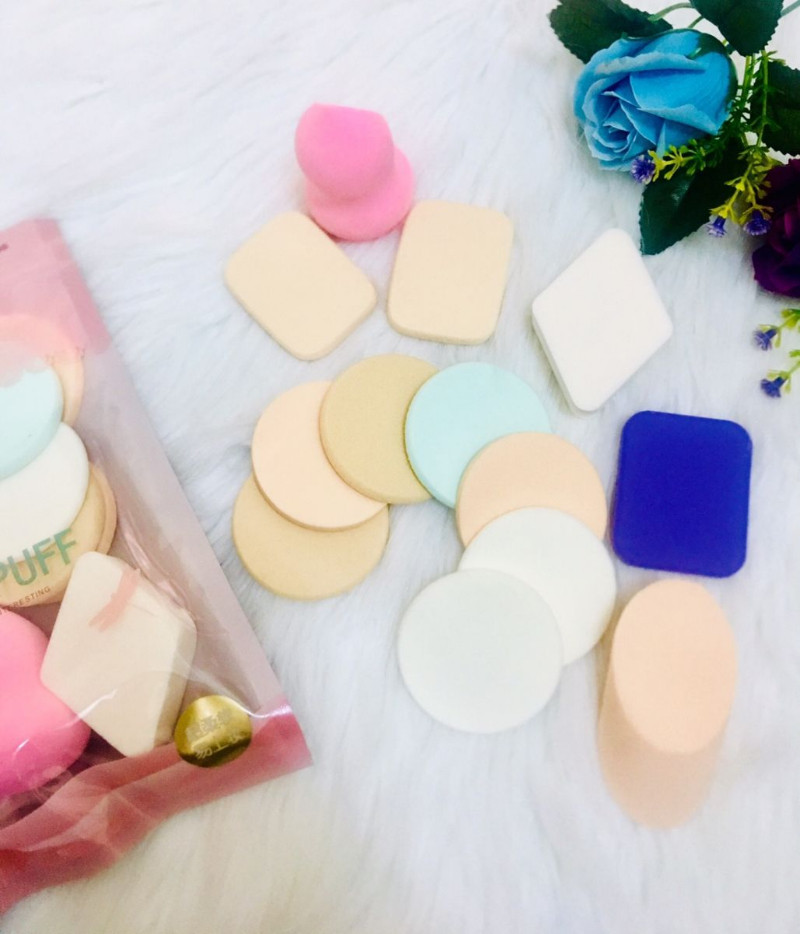 Bông Phấn Keli Set 13 Miếng