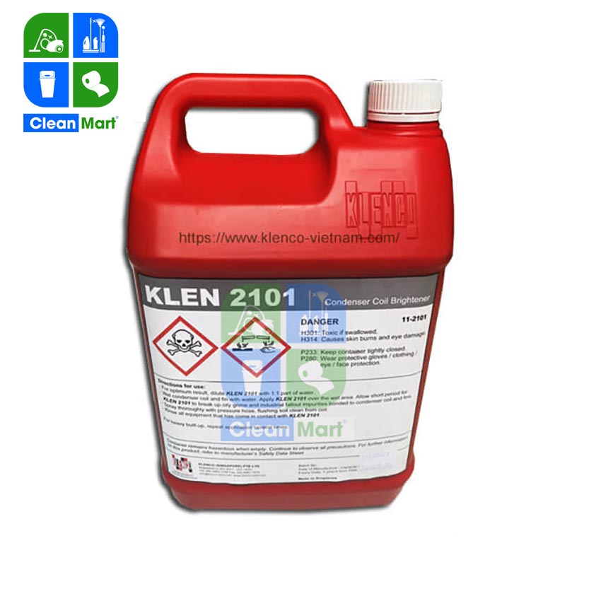 [KLENCO] Hóa Chất Làm Sạch Dàn Ngưng Tụ KLEN 2101 Can 5 Lit - CLEAN MART