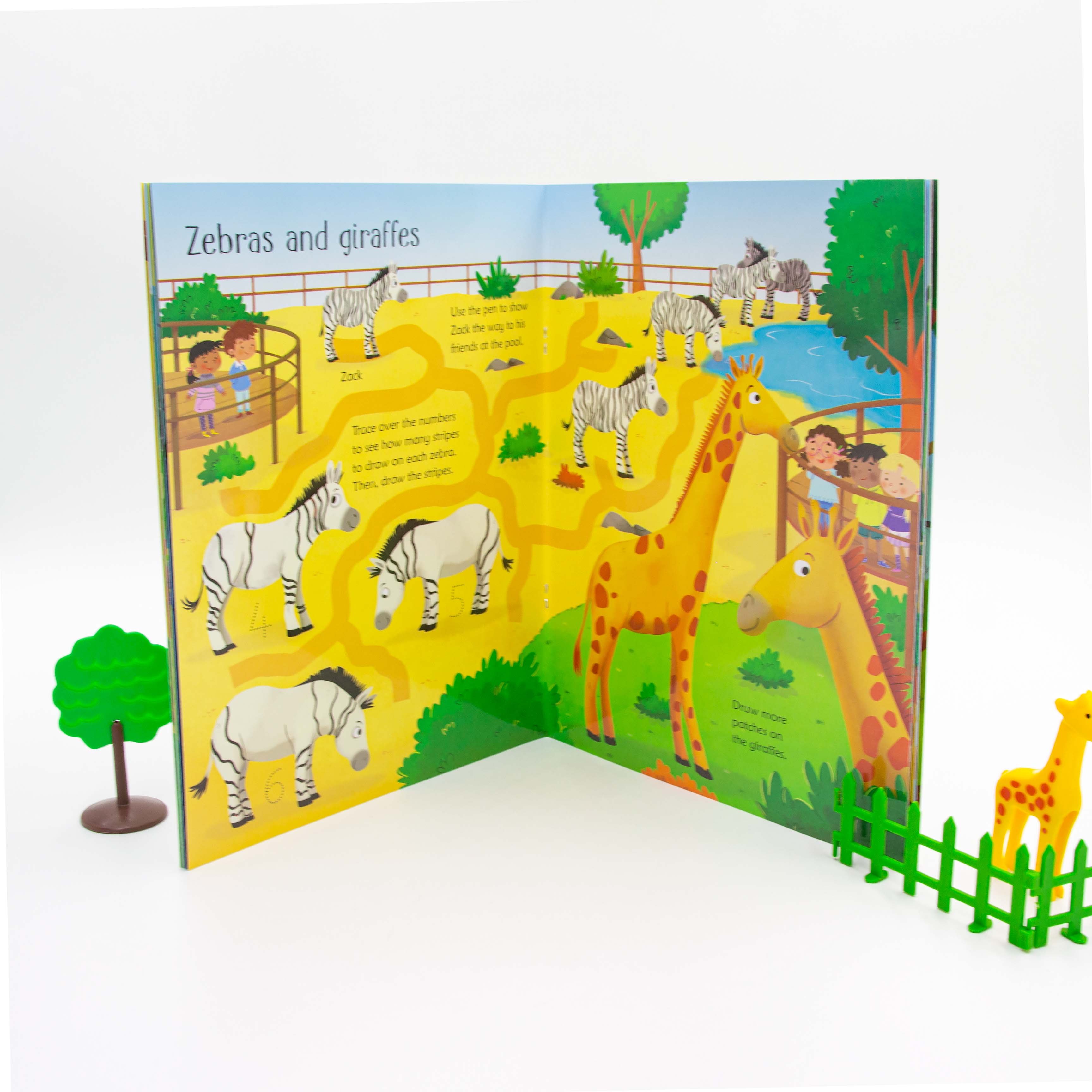 BOOKMEDI - Wipe-Clean Zoo Activities