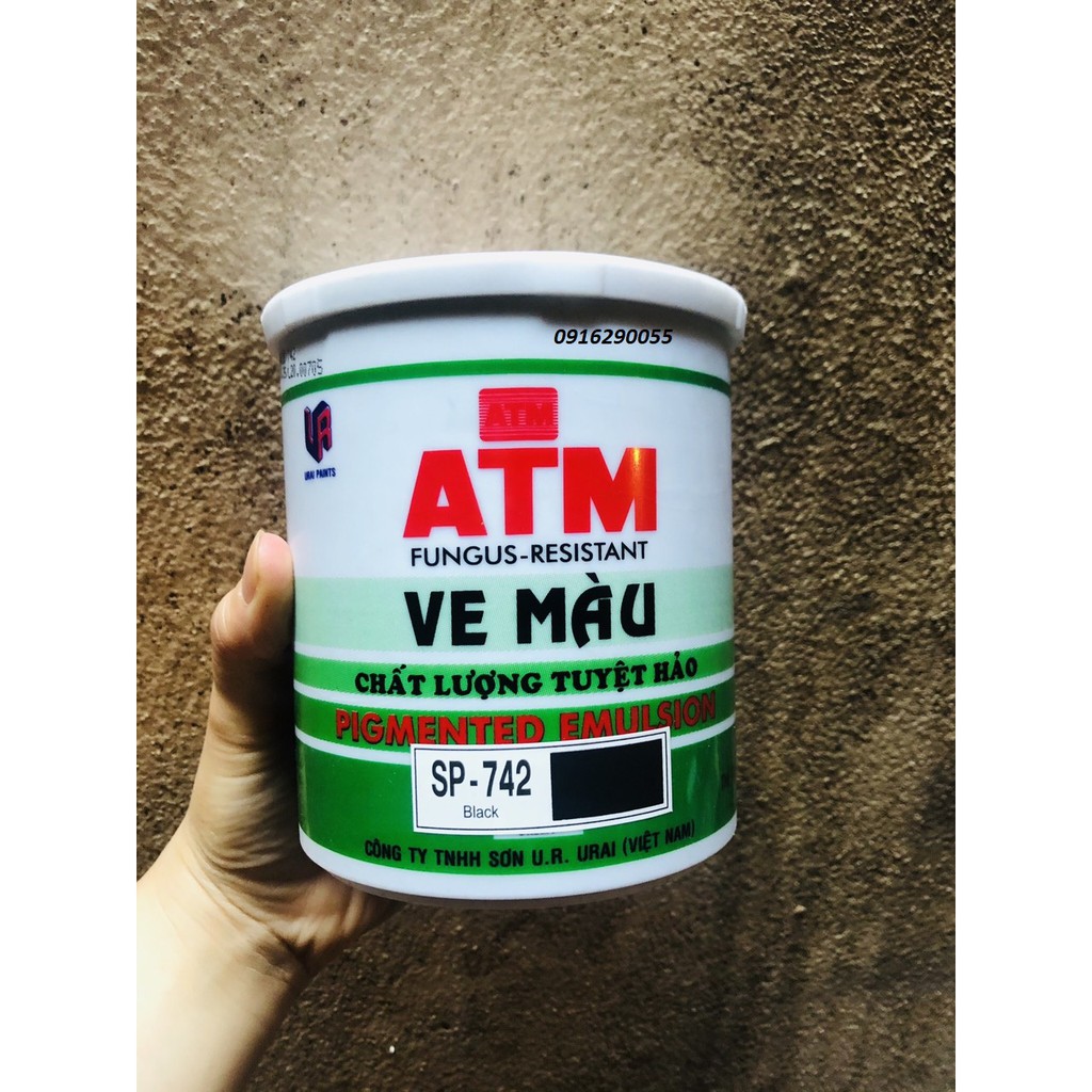 Ve đen ATM (1Lit) - sơn nhà và chậu cảnh