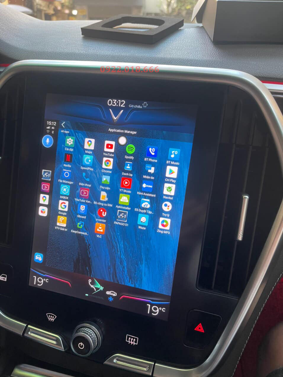 Bộ Carplay Android Box Ai Lắp Cho xe Vinfast Lux A và Lux SA Cắm Sim 4G - Ram4G,Rom 64GB TẶNG VIETMAP S2 FREE