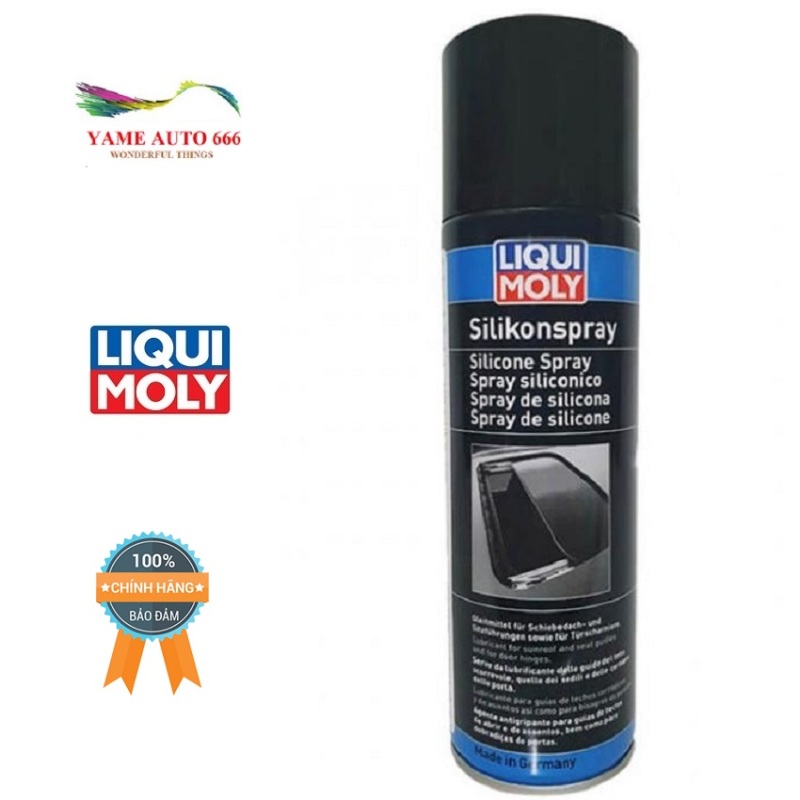 Chai xịt silicon bôi trơn bảo dưỡng cao su, nhựa Liqui Moly Silicon-Spray 3310 (300ml)