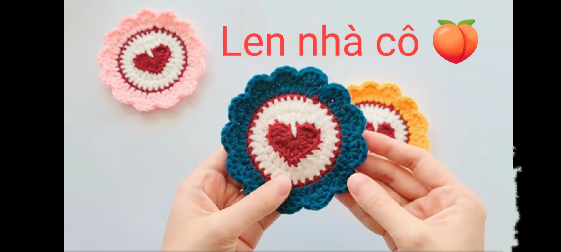 miếng lót ly tách hàng handmade xinh xắn