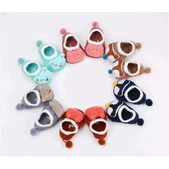 Tất len xù hình thú 3D cho bé 0-36 tháng