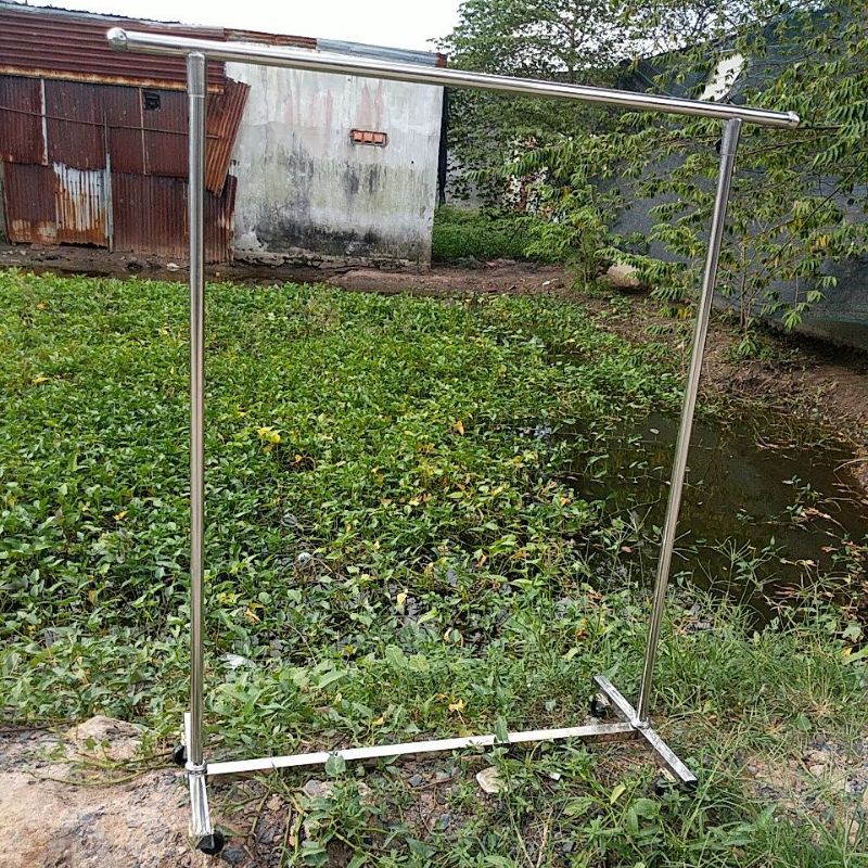Sào Đơn Trơn Phơi 100% Inox (Xuất Hàn Quốc )