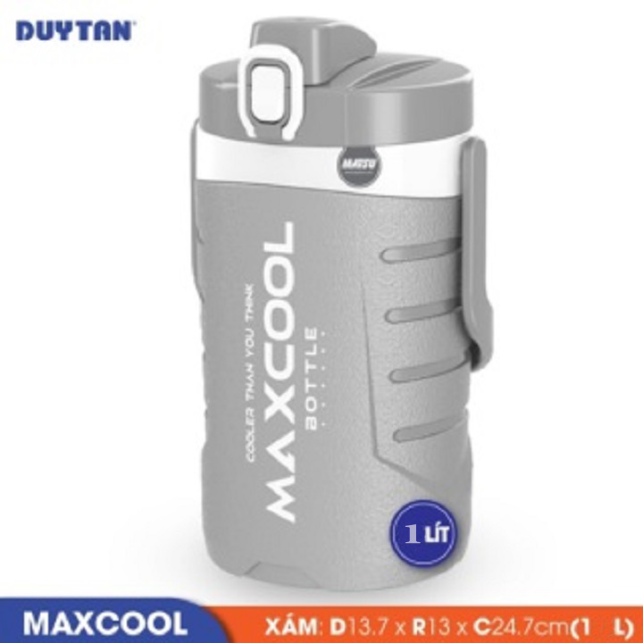 [LOẠI 1.5 LÍT - MAXCOOL] Bình đựng nước MaxCool 1.5 Lít có vòi tiện dụng. Bình đựng đá. Bình giữ nhiệt 1.5 L