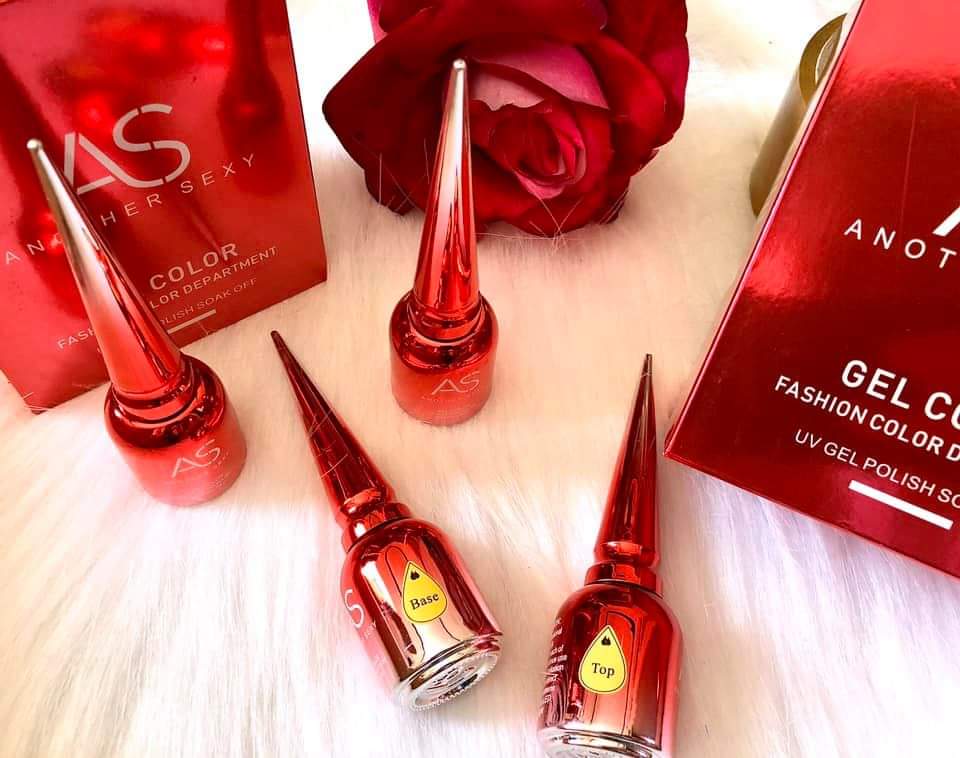 SƠN GEL BASE , TOP AS, TOP MỜ - CHAI ĐỎ MỚI
