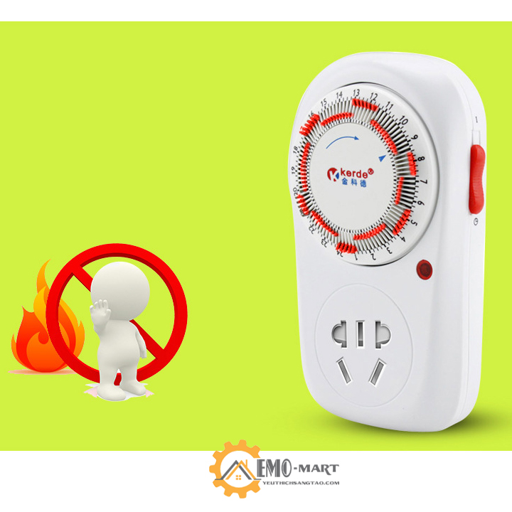 Ổ cắm hẹn giờ lập trình cơ Kerde TW-E05
