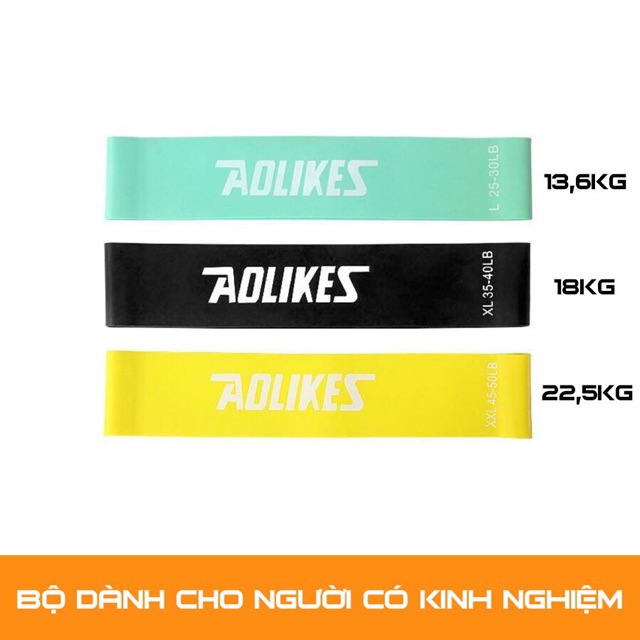 Bộ miniband 6 dây kháng lực Aolikes ( AL3601)