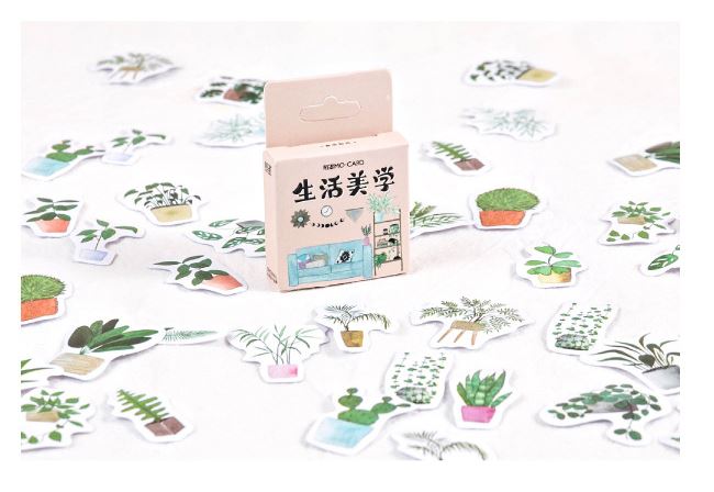 Bộ 45 Sticker Cây Cảnh E116