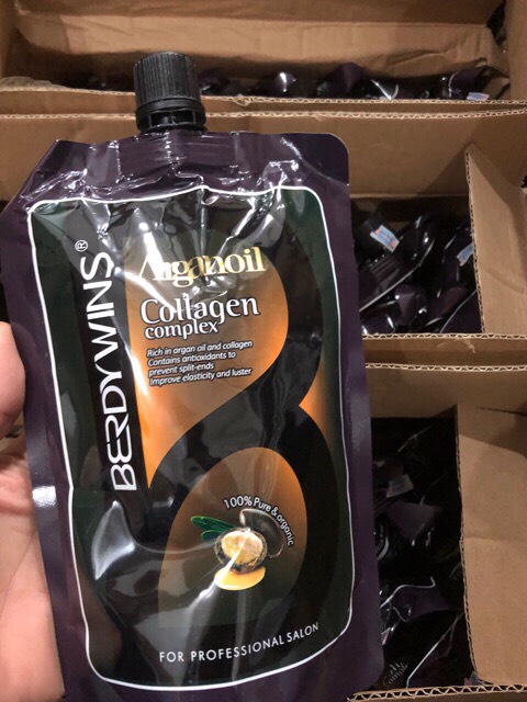 Kem hấp collagen phục hồi tóc berdywins 500ml