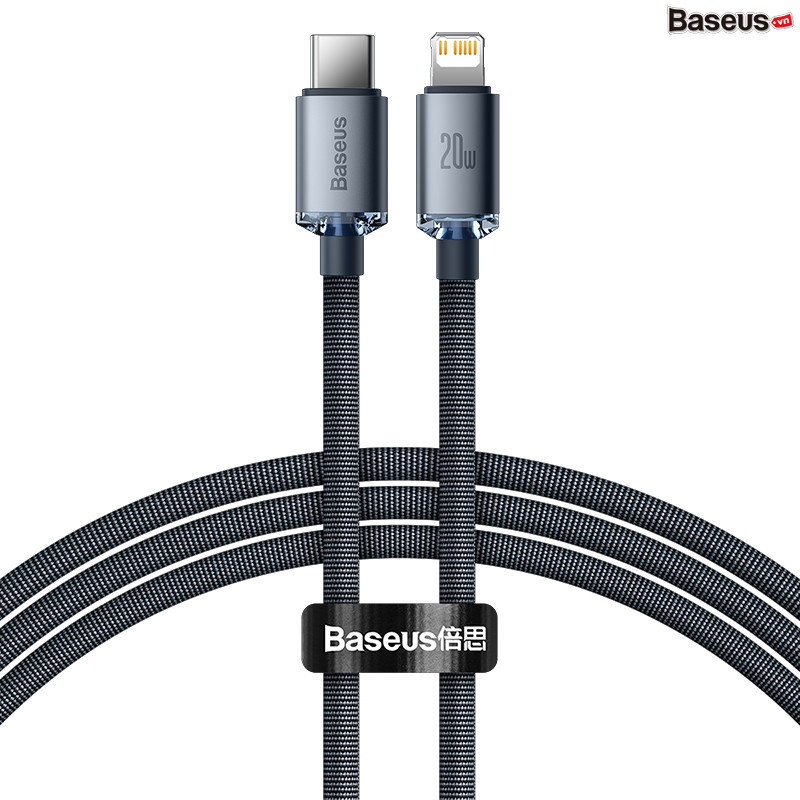 Cáp sạc nhanh, truyền dữ liệu tốc độ cao siêu bền Baseus Crystal Shine Series Fast Charging Data Cable