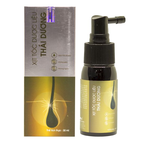 Xịt Tóc Dược liệu Thái Dương - 30 ml