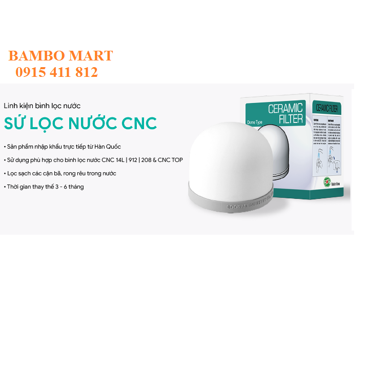 CỤC LỌC BÌNH LỌC NƯỚC HÀN QUỐC SỨ LỌC