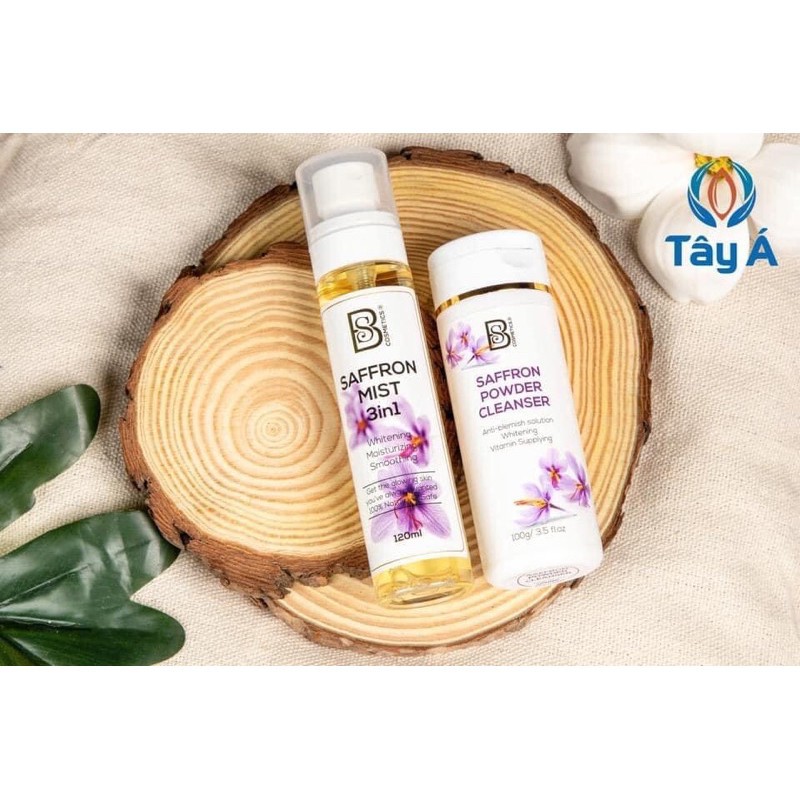 Bột rửa mặt Saffron - Saffron powder clean 3 in 1 Mo&MM