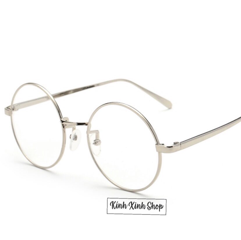 Gọng Kính cận, Kính giả cận Mắt tròn xoe kim loại gọng chắc chắc (Nhiều Màu)