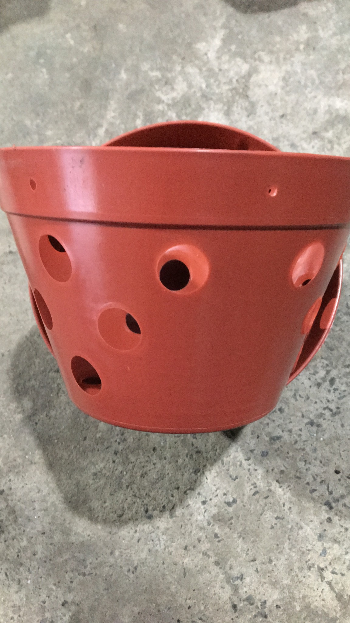 Tặng 01 lọ kích mầm gốc Keiki Growth khi mua Bộ 10 cái chậu giả đất màu cam đường kính 21cm