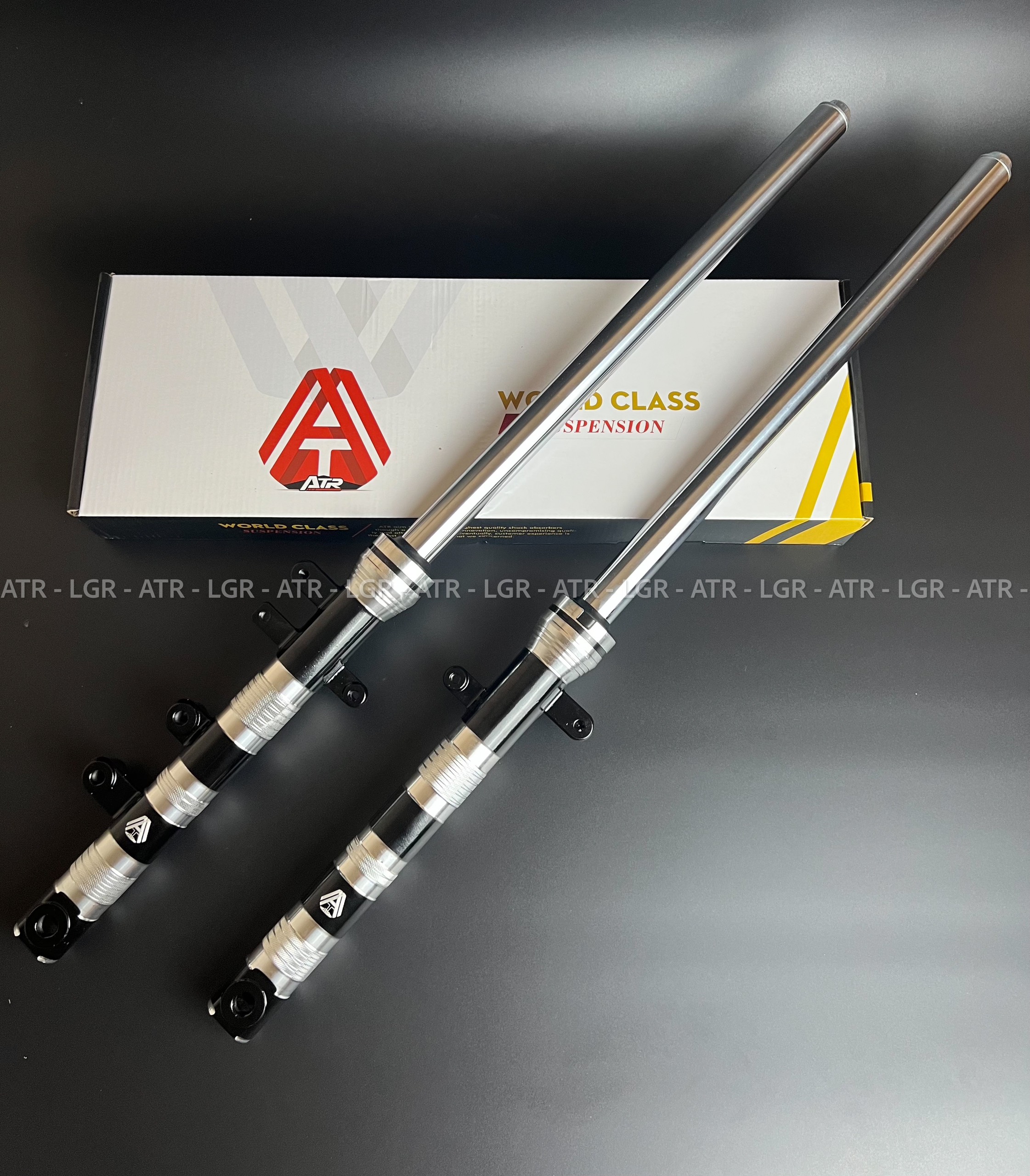 Phuộc Trước Phay Thái HM Màu Đen Căt Ty 3 Phân, Hạ 3 Phân Raider - Satria
