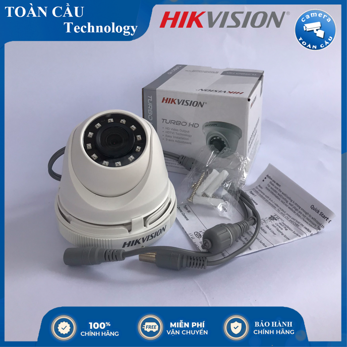 [100% CHÍNH HÃNG] Camera HDTVI Dome 2MP HIKVISION DS-2CE56B2-IPF - Camera Toàn Cầu