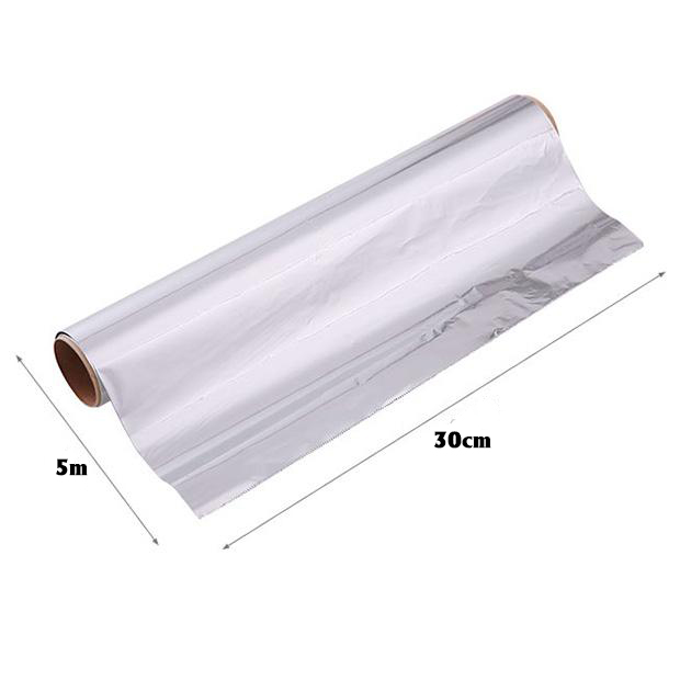 Giấy bạc dùng bọc, nướng, bảo quản thực phẩm cuộn khổ 30cm x dài 5m