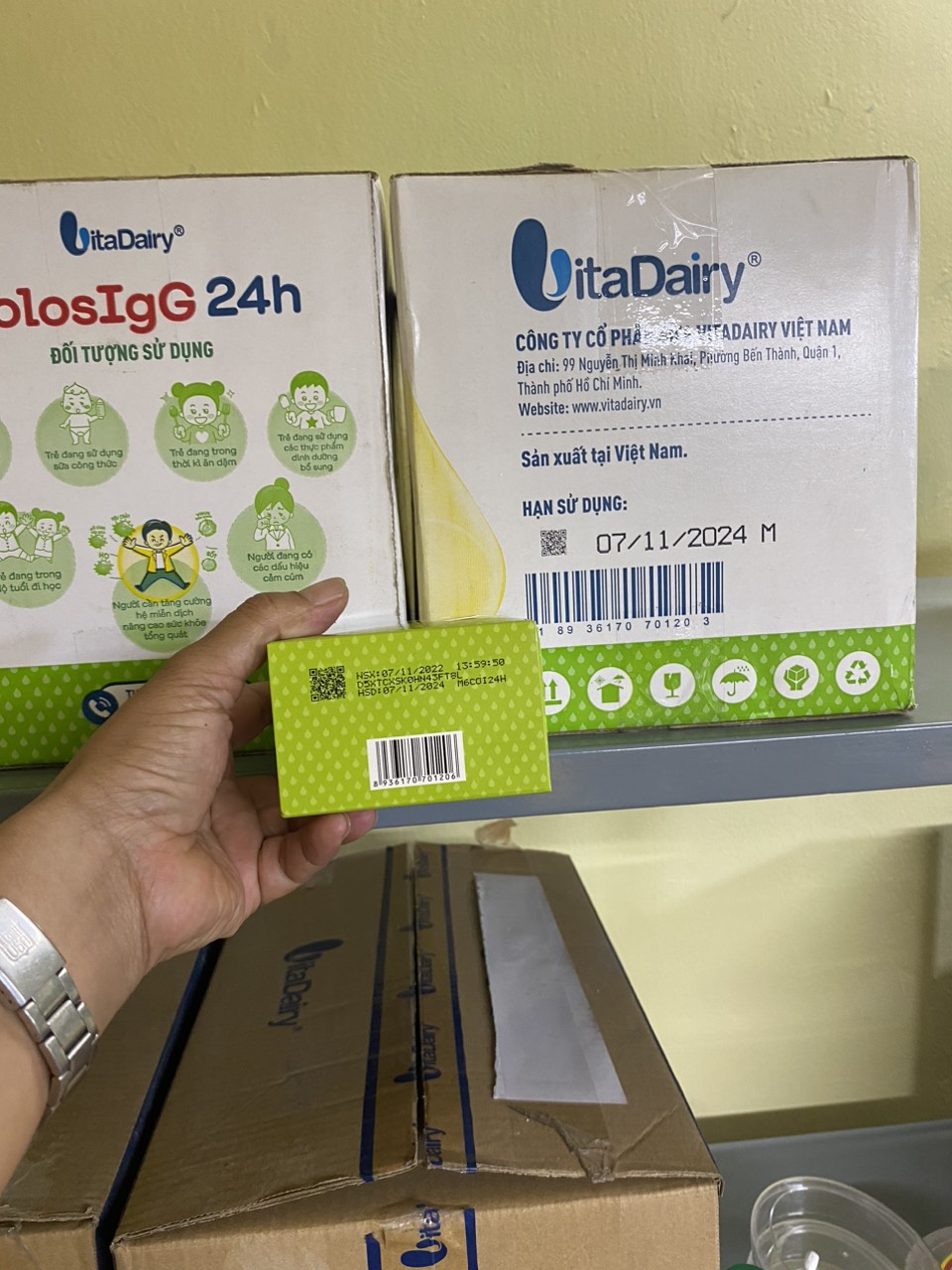 Sữa non ColosIgG 24h dạng hộp 45G ( 30 gói x 1.5g)