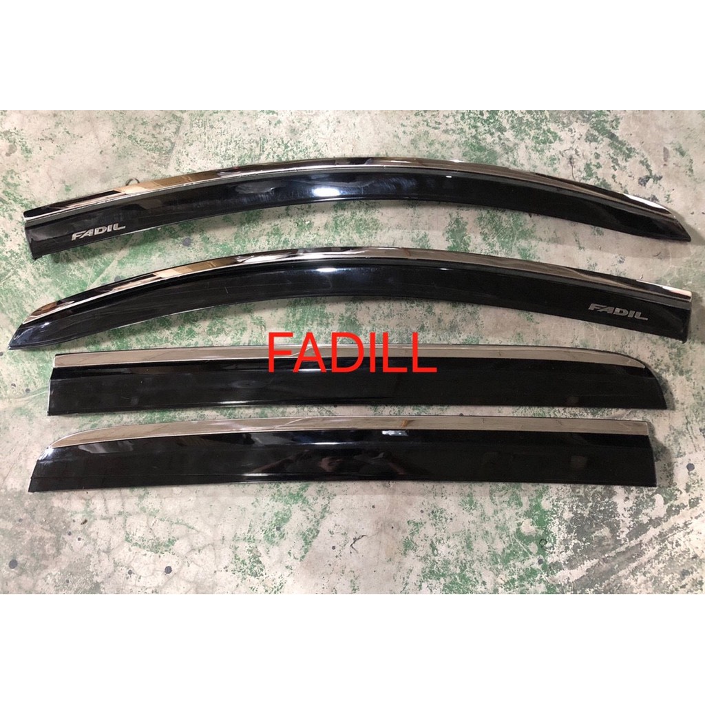 Vè che mưa xe Vinfast Fadil 2019 - 2021 chỉ inox cao cấp nhất thị trường