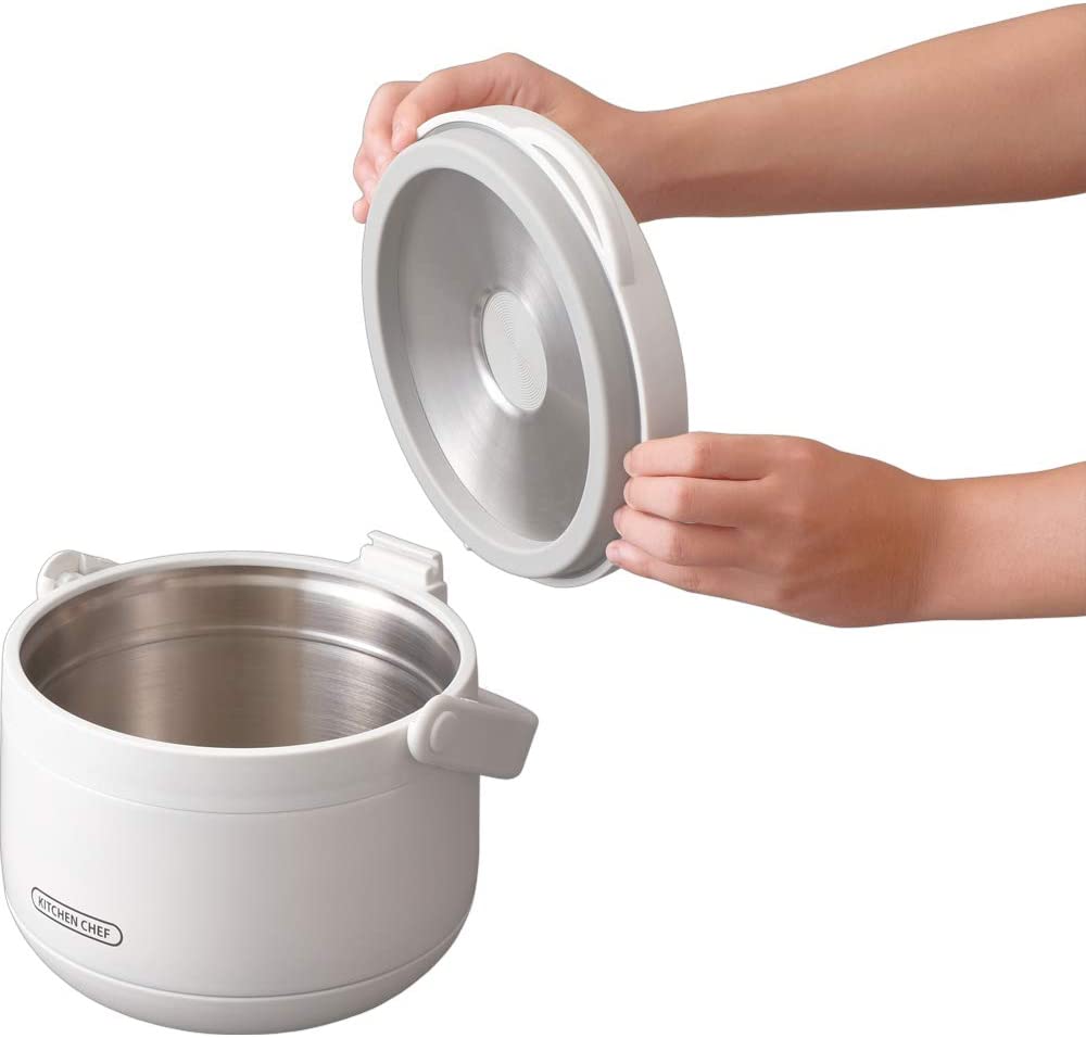 [Hàng nội địa nhât] Nồi ủ Iris Ohyama [nồi ủ thermos] dung tích 4.5 lít màu đen
