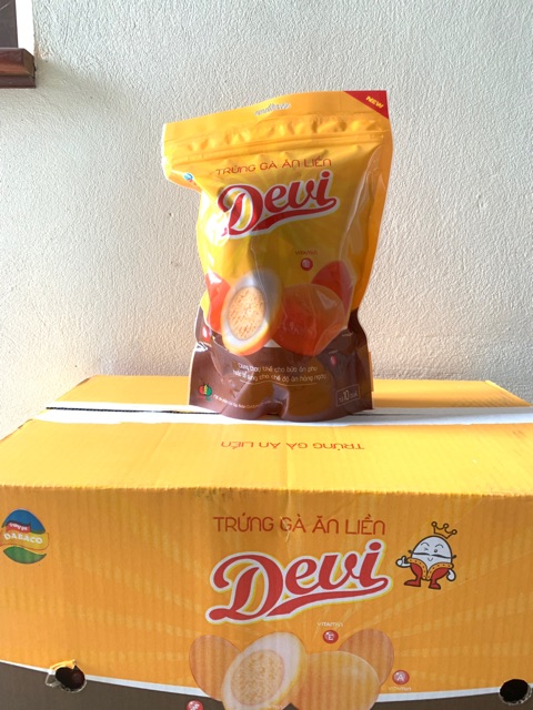 Trứng gà ăn liền devi 10 quả không cay