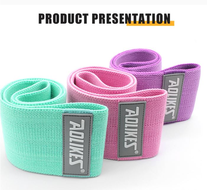 Dây kháng lực 3 màu miniband Aolike tập mông