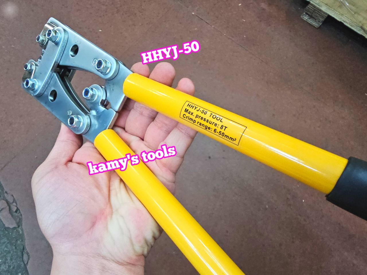 KÌM BẤM COS HHYJ-50 6MM2-50MM2 (KIỀM BẤM COS, KỀM BẤM COS)