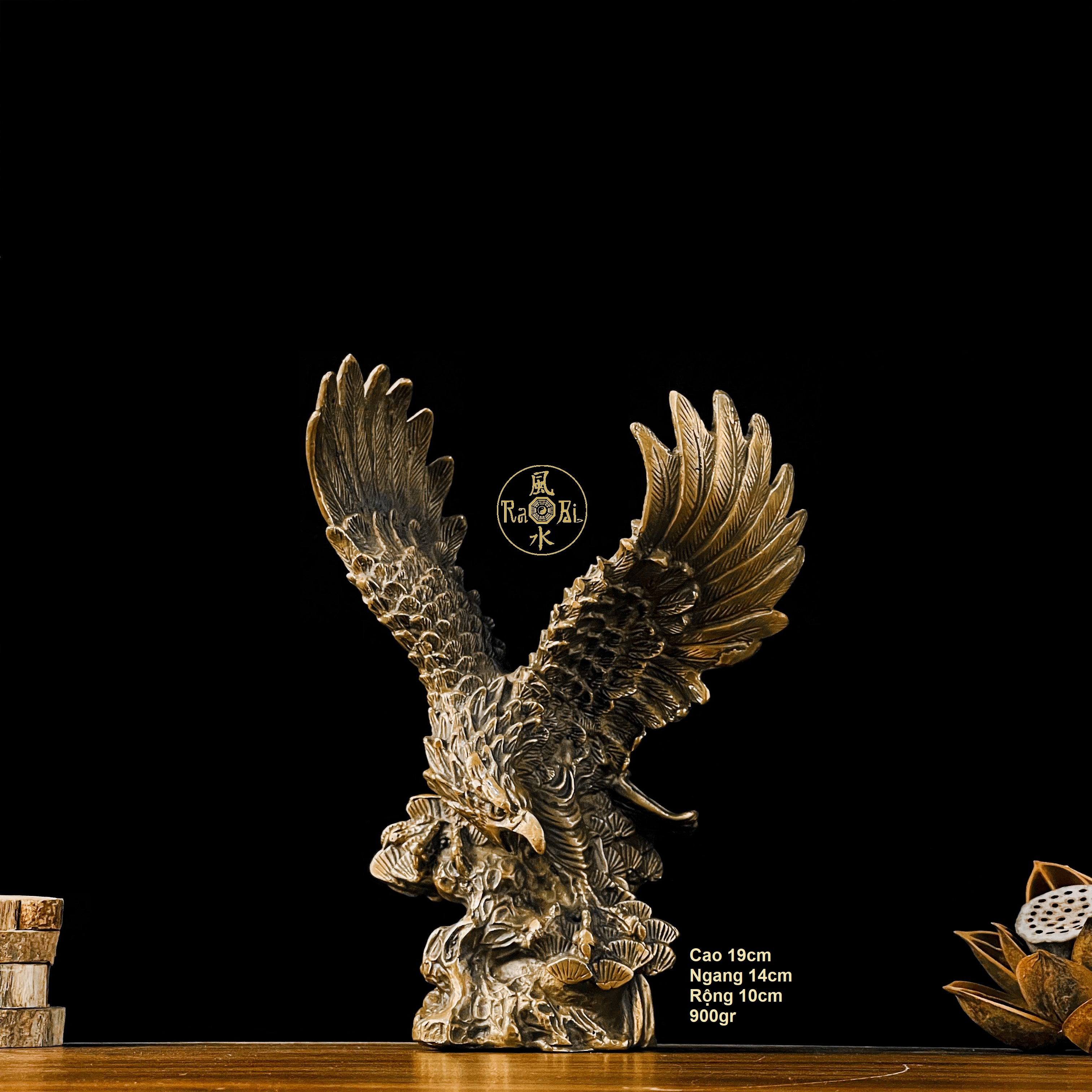 Đại Bàng Tung Cánh - Tượng Đồng Phong Thủy - Đồ Đồng Mỹ Nghệ