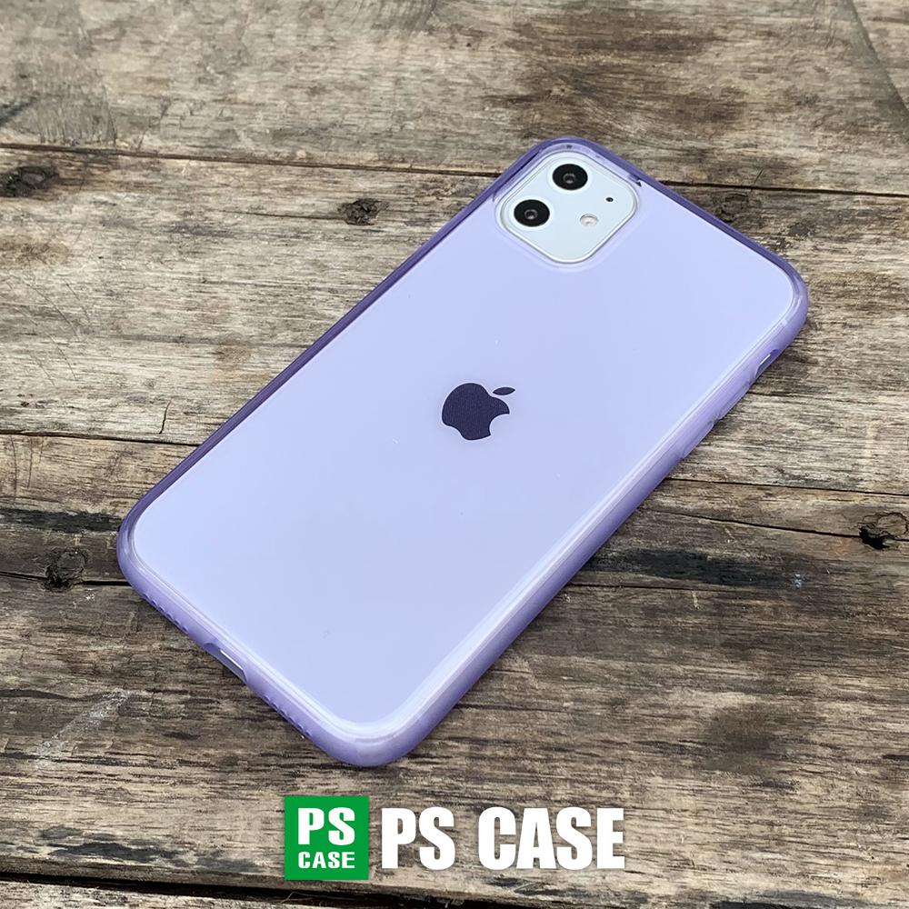 Ốp lưng dẻo chống sốc cao cấp dành cho iPhone 11 - Màu tím mờ - PS Case Phân Phối