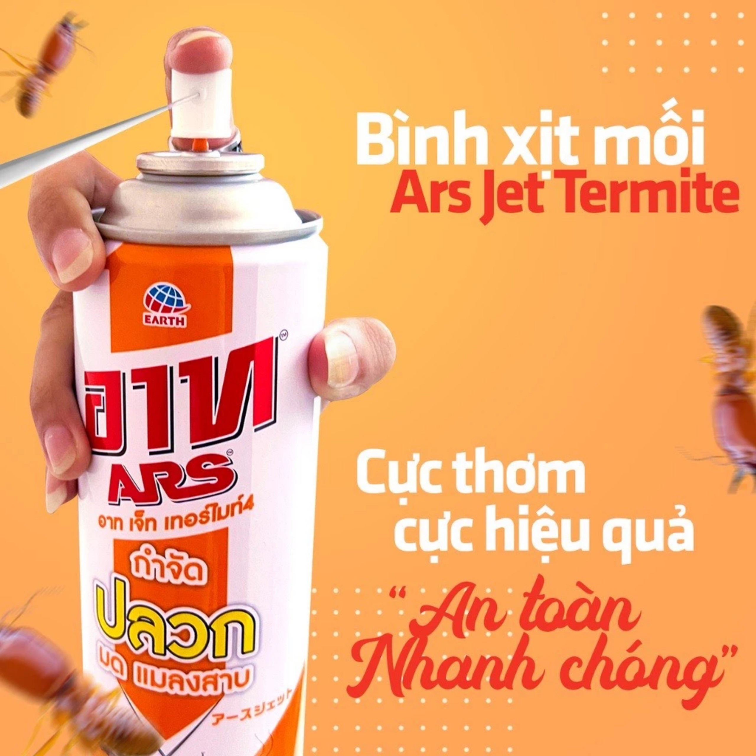 Bình Xịt diệt mối Thái Lan ARS Jet Termite4 600ml