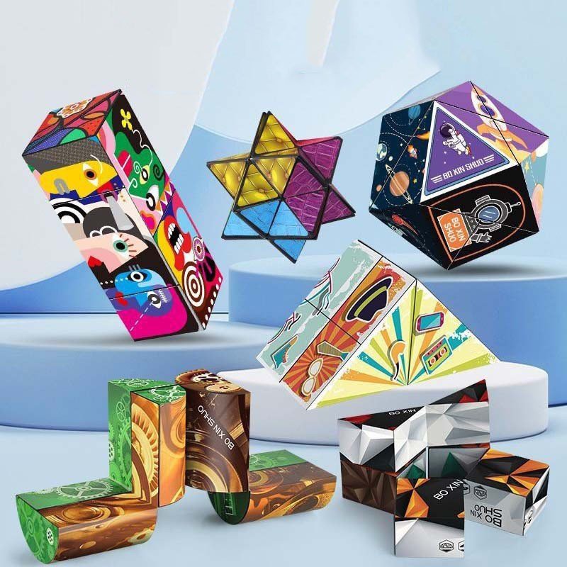 Đồ Chơi Khối Rubik 3D Thay Đổi Hình Dạng Độc Đáo Cho Bé