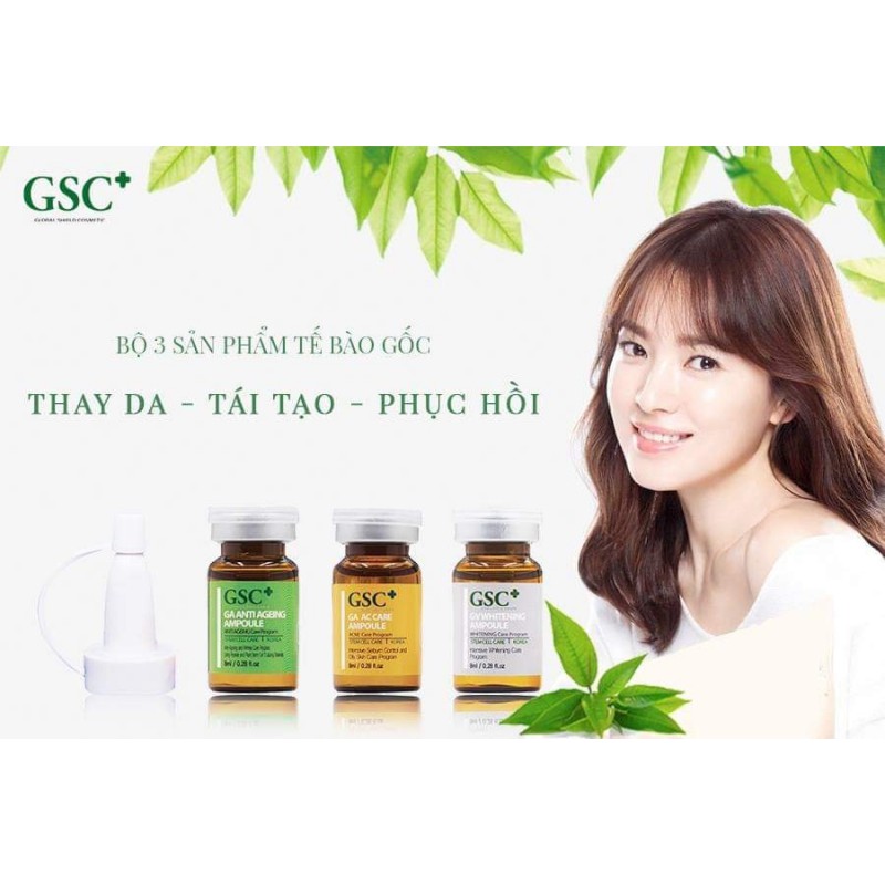 Tế bào gốc GSC ( Hộp 10 lọ) Nám / Mụn / Sẹo Dỗ
