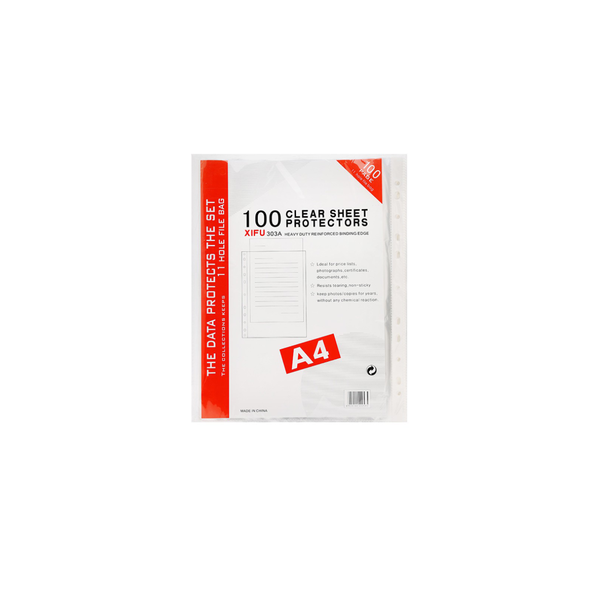 Bìa Lỗ Khổ A4 Trọng Lượng 300gram Xấp 100 Cái