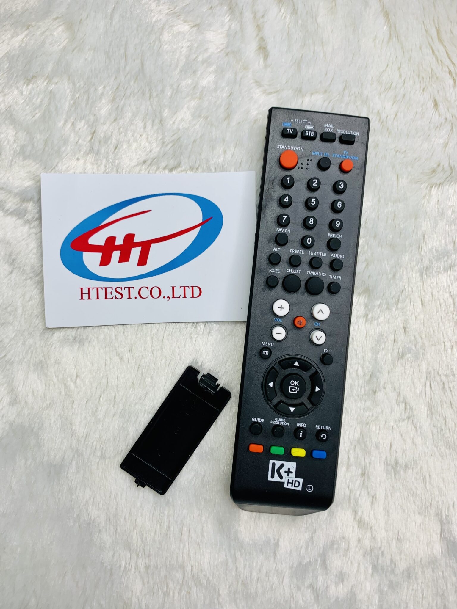 (Tặng kèm pin) Remote K+ HD (Có số tổng đài)